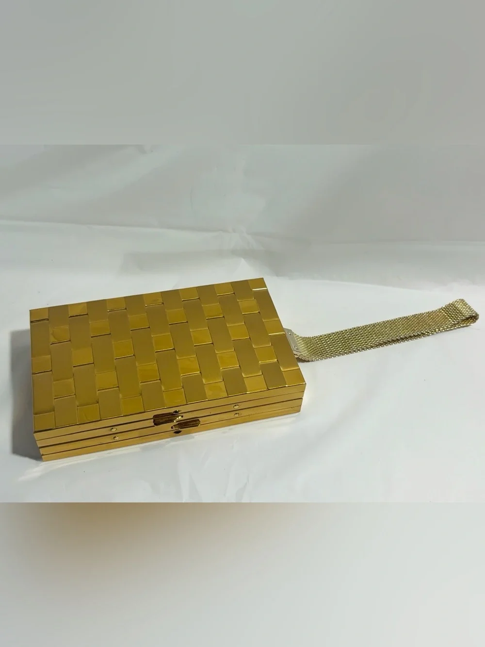 1940s Mid-Century Modern vanity case wristlet NIB